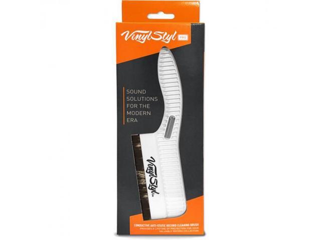 Vinyl Styl? VS-A-019 Premium Conductive Anti-Static Record Cleaning Brush (White)