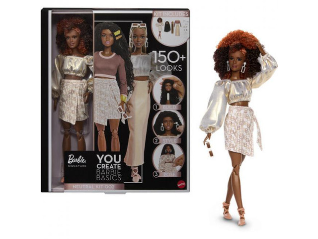 Mattel Barbie Signature You Create Barbie Basics Neutral Kit 002 - JJX36