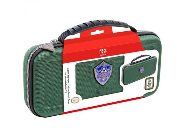 Switch 2 Accessory: RDS - Game Traveler Deluxe Hylian Shield - Zelda Green Case