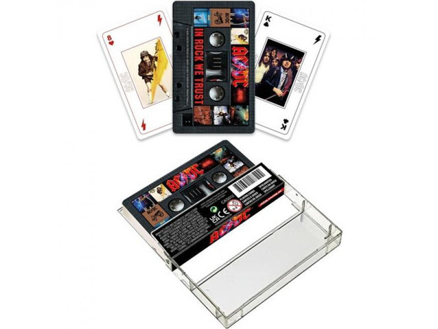 AC/DC Cassette Playing Cards