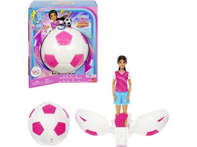 Barbie Team Barbie Roll & Reveal Soccer Player Doll and Accessories