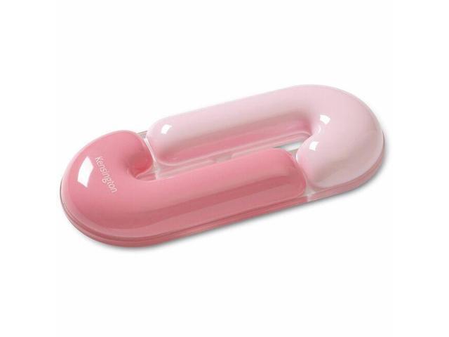 Kensington Duo Gel Wrist Rest - 0.71' Height x 7.40' Width x 3.27' Depth - Pink - Polyurethane - Mouse - Retail - 1
