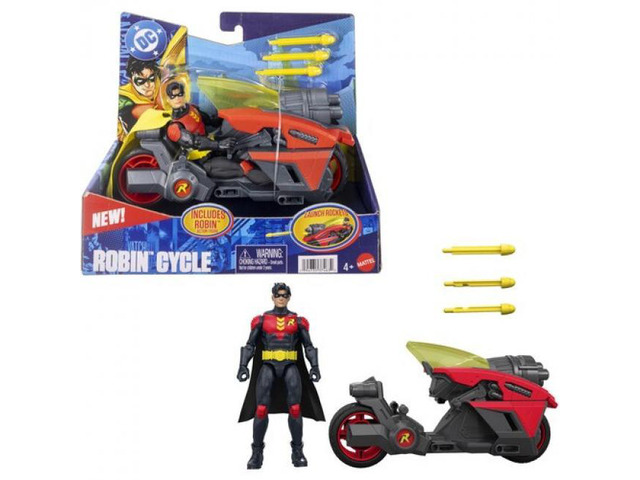 DC Premiere Robin Action Figure & Motorcycle Vehicle