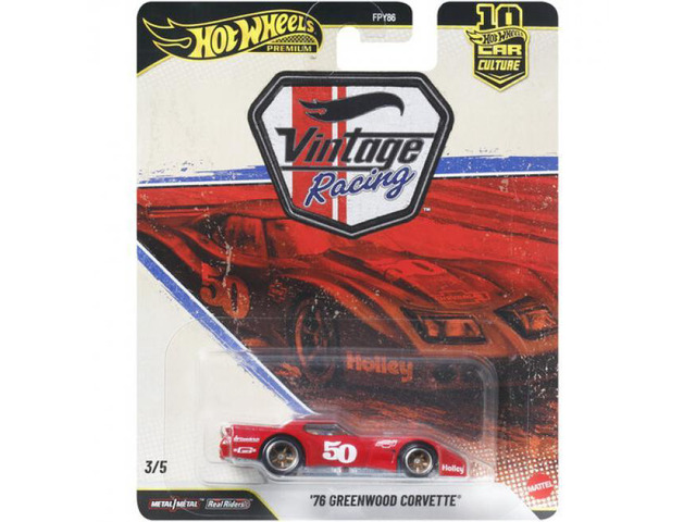 Hot Wheels Premium: Vintage Racing '76 Greenwood Corvette