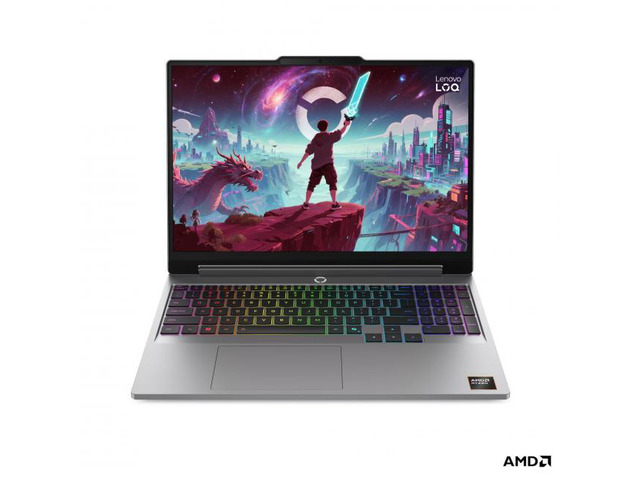 Lenovo LOQ 15.3' WUXGA IPS 165Hz Copilot+ Gaming Notebook AMD Ryzen 7 250 16GB RAM 512GB SSD NVIDIA GeForce RTX 5050 Luna Grey