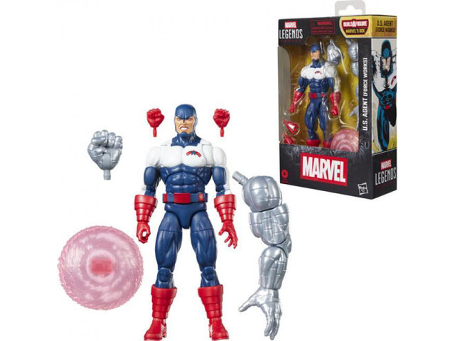Hasbro Avengers - Marvel Legends - U. S. Agent (Force Works) Action Figure and Box BAF Part - G24215X00
