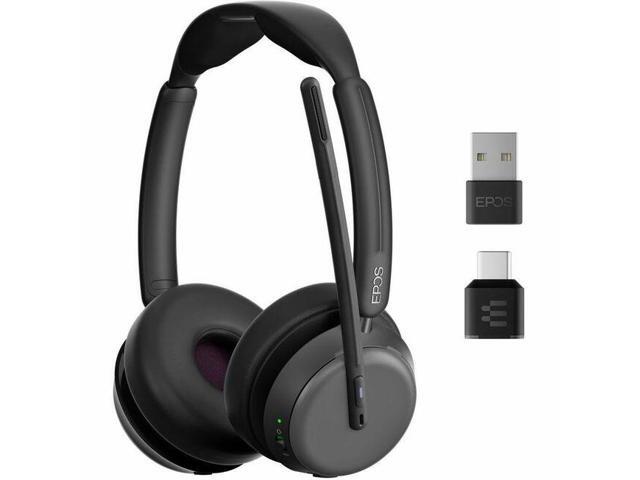 EPOS IMPACT 1000 Headset - Microsoft Teams Certification - Stereo - Wireless - Bluetooth - 98 ft - Over-the-head - Binaural - Supra-aural - Noise...