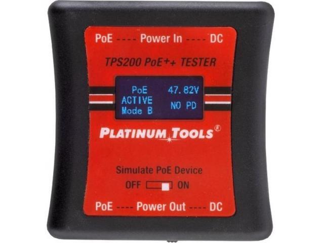 Platinum Tools PoE++ Tester - PoE Testing - 2 x Network (RJ-45)