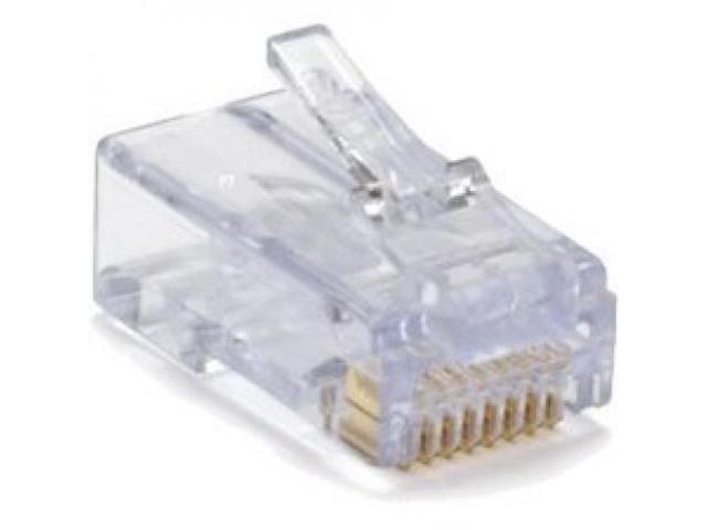 Platinum Tools EZ-RJ45 CAT6 Connectors - 500 - 1 x RJ-45 Network Male - Clear - TAA Compliant