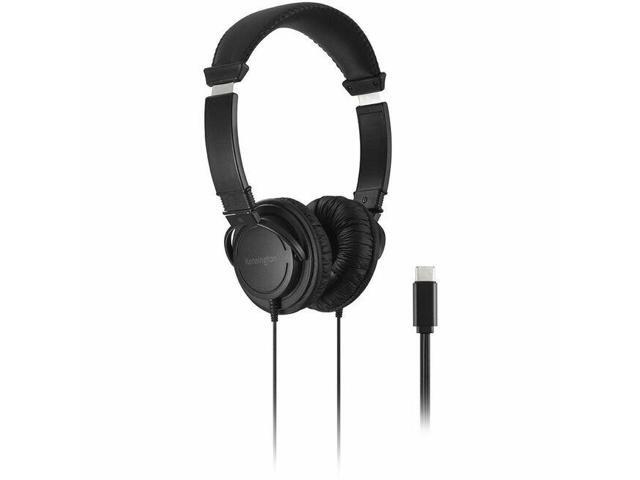 Kensington Classic EQ USB-C Headphone - Stereo - USB Type C - Wired - On-ear, Over-the-head - Binaural - Circumaural - 5.91 ft Cable