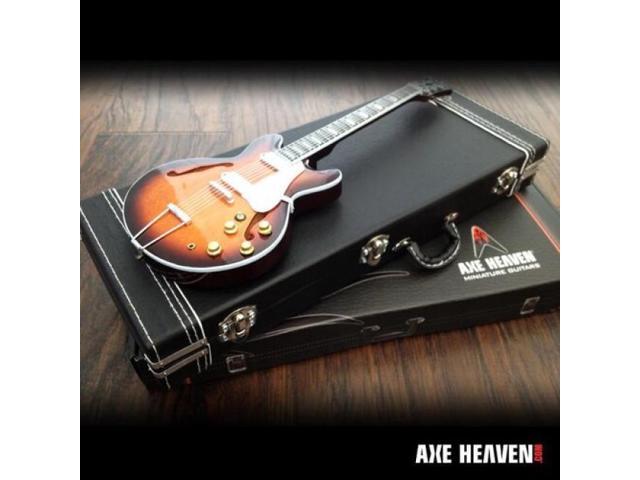 Axe Heaven Mini Guitar Replica Collectible Black Guitar Case CASE-BL-1