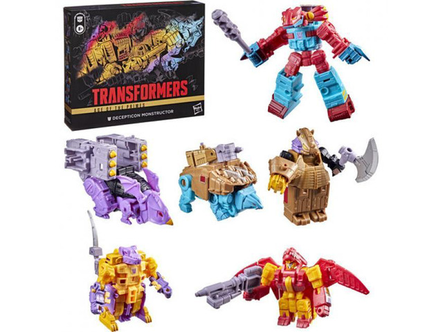 Hasbro Transformers - Age of the Primes - Decepticon Monstructor Combiner Action Figure Set - G22655L00