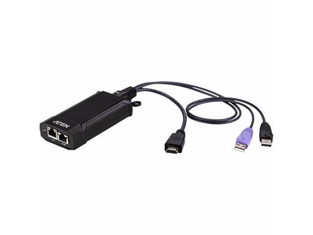 ATEN USB 4K HDMI KVM DigiProcessor - 32 Remote User(s) - 4K - 3840 x 2160 - 2 x Network (RJ-45) - 2 x USB - 1 x HDMI - 0U - Rack-mountable