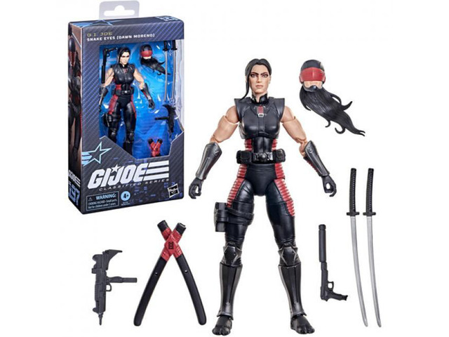 Hasbro G. I. Joe - Classified Series - #197, Snake Eyes (Dawn Moreno) Action Figure - G22785X00