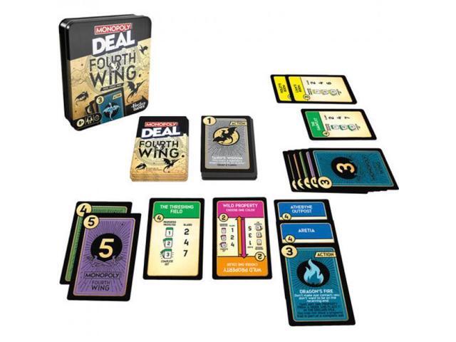 Monopoly Deal: Fourth Wing (Empyrean Series) - Card Game