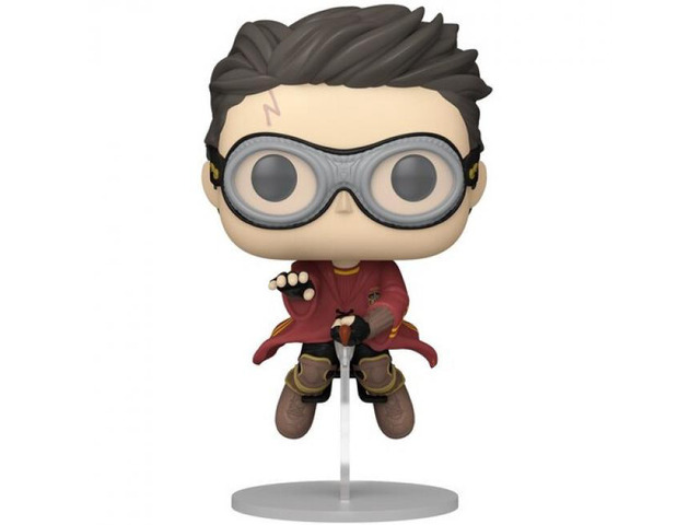 Funko POP! Movies: Harry Potter and the Prisoner of Azkaban - Harry with Broom, Quidditch - 76003