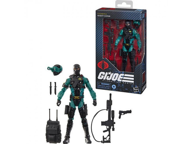 Hasbro G. I. Joe - Classified Series - #187, Night-Viper Action Figure - G22735X00