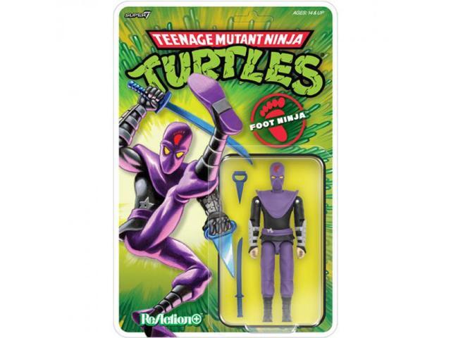 Super7 - Teenage Mutant Ninja Turtles - ReAction+ Wv1 - Foot Ninja (TMNT)