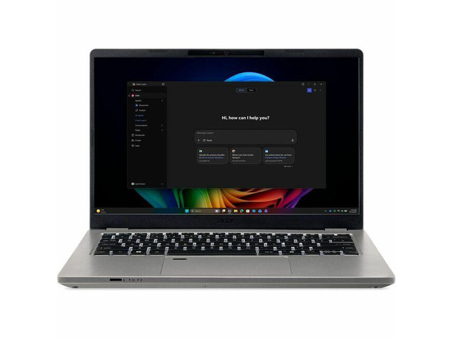 Acer TravelMate P4 14 AI TMP414-56-784R 14' Clamshell Copilot+ PC Notebook - Intel Core Ultra 7 355 - 16 GB - 512 GB PCI Express NVMe 4.0 SSD -...