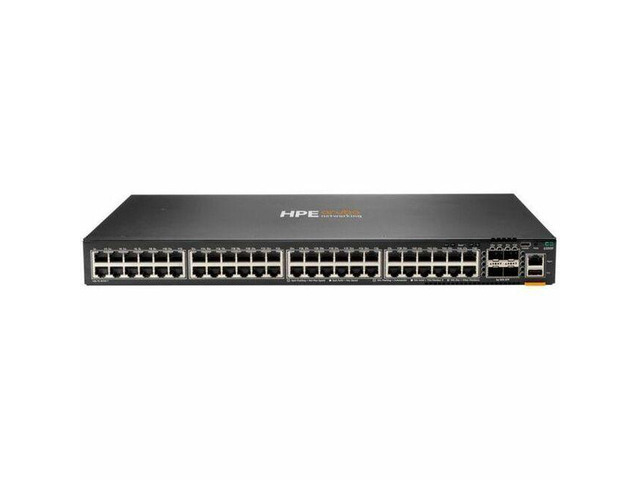 HPE 6300F 48-port 1GbE and 4-port SFP56 Switch - 48 Ports - Manageable - Gigabit Ethernet, 50 Gigabit Ethernet - 10/100/1000Base-T, 50GBase-X - 3...