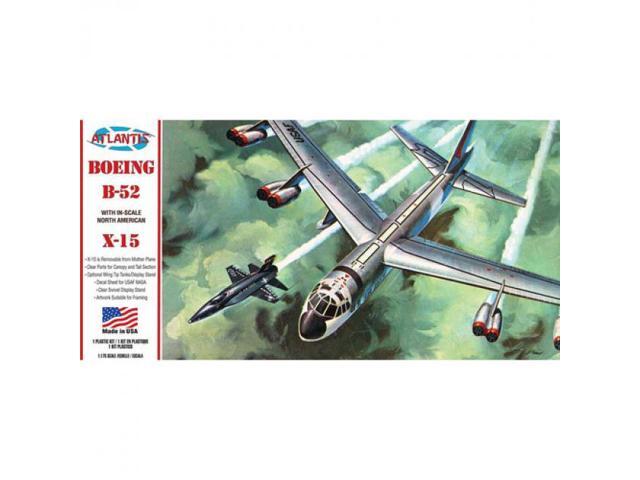 Boeing B-52 Stratofortress and X-15 Hypersonic Aircraft with Swivel Stand 1:175 Scale Model Kit