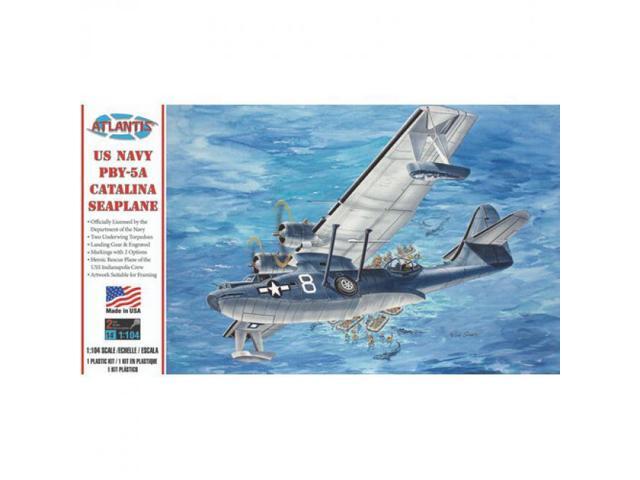 PBY-5A Catalina Seaplane United States Navy (USN) 1:104 Scale Model Kit