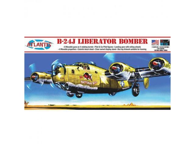 B-24J Liberator Bomber Buffalo Bill with Swivel Stand 1:92 Scale Model Kit