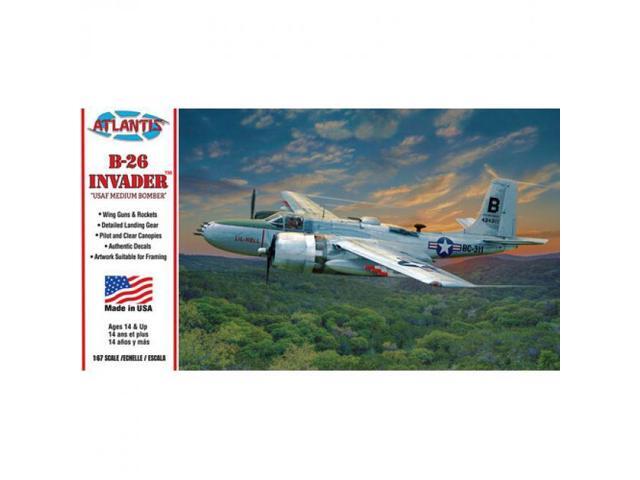 B-26 Invader Medium Bomber United States Air Force (USAF) 1:67 Scale Model Kit