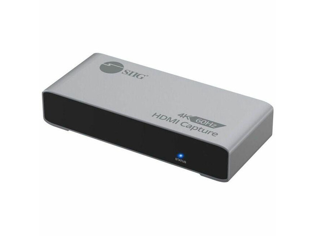 SIIG 4K60Hz HDMI Video Capture Device with Loopout - USB-C HDMI Capture Card lets you capture and record true 4K video at 60fps while...