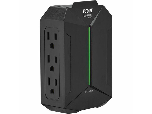 Tripp Lite series Protect It! SK62SL 6-Outlets Surge Suppressor/Protector - Phone, Tablet, Computer, Household Electronic, Printer, Router, Lamp &...