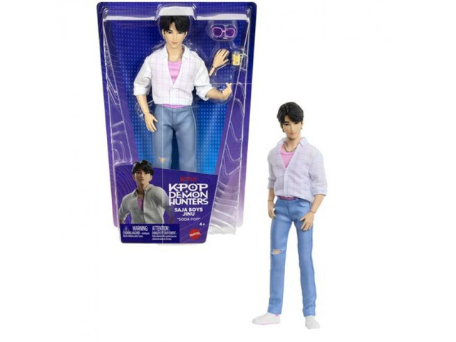 Mattel KPop Demon Hunters Saja Boys Jinu 'Soda Pop' Doll (KPDH) - JRN38