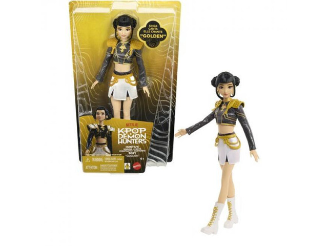 Mattel KPop Demon Hunters HUNTR/X: Zoey 'Golden' Singing Doll (KPDH) - JRN42