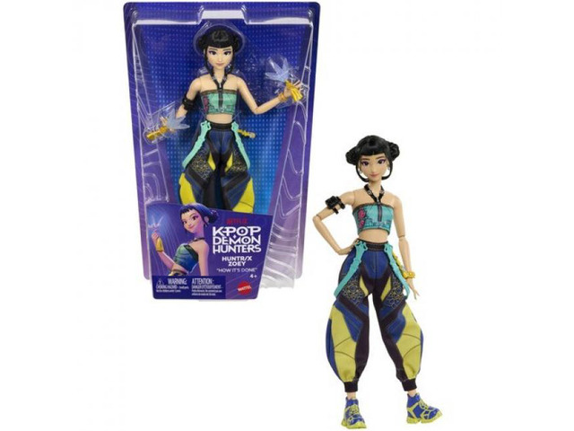 Mattel KPop Demon Hunters HUNTR/X: Zoey 'How It's Done' Doll (KPDH) - JRN37