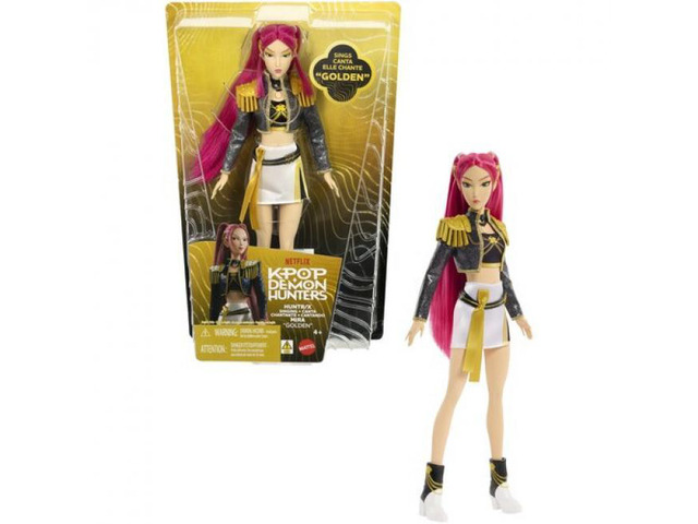 Mattel KPop Demon Hunters HUNTR/X: Mira 'Golden' Singing Doll (KPDH) - JRN41