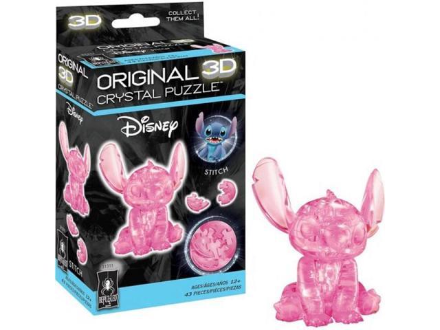 University Games BEPUZZLED - Disney - Stitch (pink) 3D Crystal puzzle - 31311