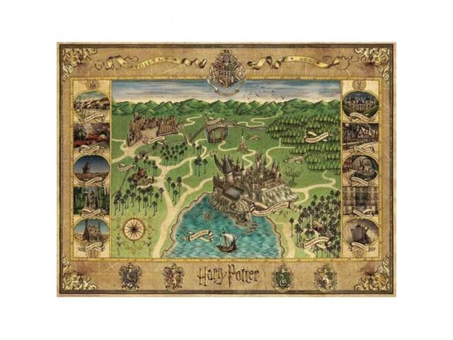 HOGWARTS MAP 1500 PIECE PUZZLE