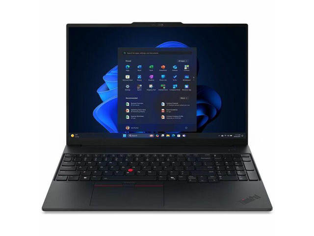 Lenovo ThinkPad E16 Gen 4 21Y4004RUS 16' Copilot+ PC Notebook - WUXGA - 60 Hz - AMD Ryzen AI 5 Ryzen AI 300 Series 330 - 16 GB - 256 GB SSD -...