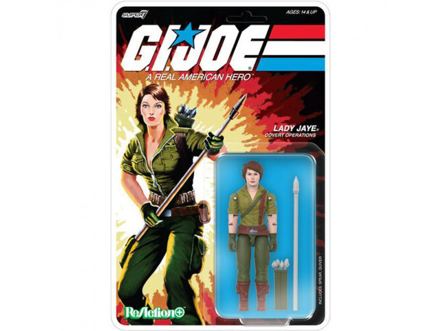 Super7 G. I. Joe - ReAction+ Wv9 - Lady Jaye (Cartoon) - OR-GIJO-11890