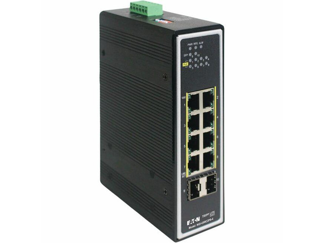 Tripp Lite series NGI-U08C2P8-4 Ethernet Switch - 8 Ports - Gigabit Ethernet, Fast Ethernet, Ethernet - 1000Base-T, 1000Base-SX/LX, 10Base-T,...