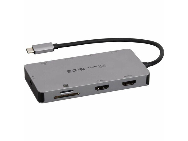 Tripp Lite series U442-DOCK8G-GG2 Docking Station - for Notebook, Smartphone, Tablet PC, Monitor, Desktop PC, HDTV, Printer, Workstation, Card...