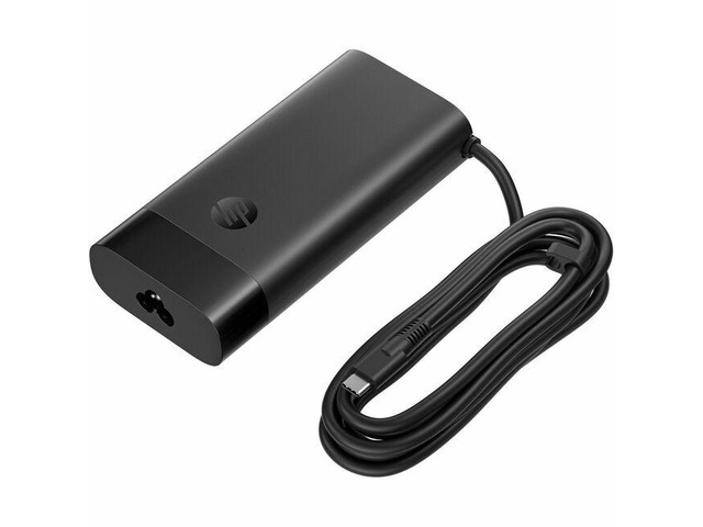 HP 140W USB-C Laptop Charger - 140 W - United States, Canada - 5.91 ft Cable - 120 V AC Input - 5 V DC, 9 V DC, 12 V DC, 15 V DC, 20 V DC, 28 V DC...