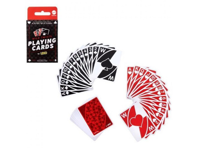 Mattel Games - Wild Twists Playing Cards By UNO