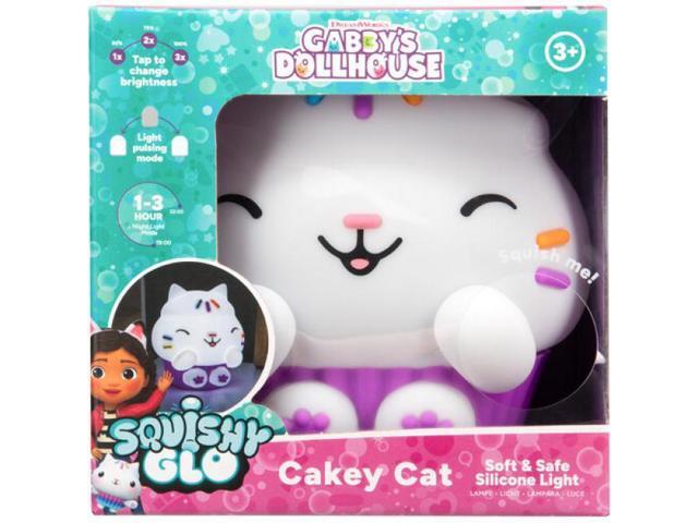 Gabby's Dollhouse - SquishyGlo - Cakey Cat Rechargeable Silicone Light