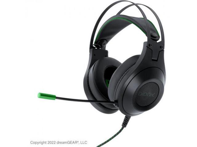 Xbox Accessory: Wired Headset - BIONIK SIREX - Black: Compatible?with PC, Switch, PS5, Xbox X S & Green: Compatible?with PC, Switch, PS5, Xbox X S