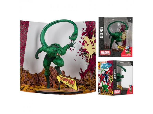 McFarlane Toys - Marvel Scorpion 1:10th Scale Collectible (Amazing Spider-Man #318) - 14856
