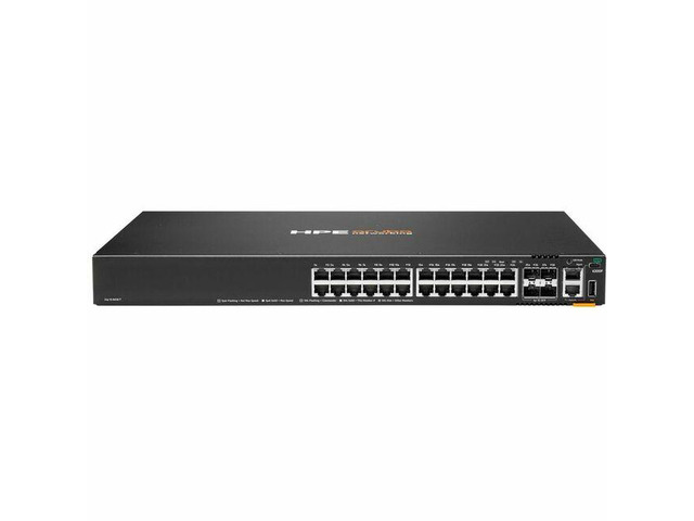 HPE CX 6200 Ethernet Switch - 24 Ports - Manageable - Gigabit Ethernet - 10/100/1000Base-T, 1000Base-X - 3 Layer Supported - Modular - 4 SFP Slots...