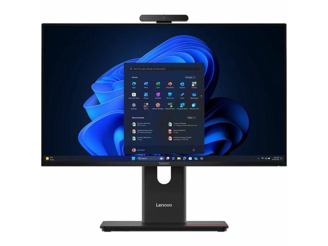 Lenovo ThinkCentre M70a Gen 6 13AY000AUS All-in-One Computer - Intel Core Ultra 5 2nd Gen 225T - 16 GB - 256 GB SSD - 23.8' Full HD Touchscreen -...
