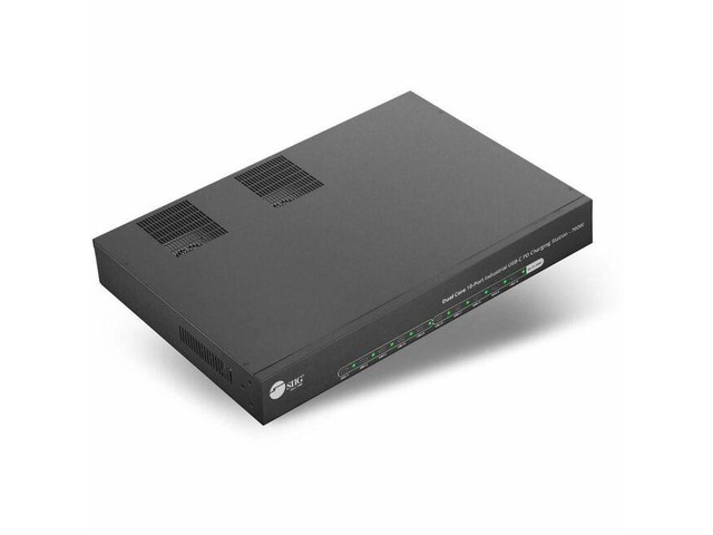 SIIG Dual Core 10-Port Industrial USB-C PD Charging Station - 700W - Dual Core 10-Port Industrial USB-C PD Charging Station delivers a total power...