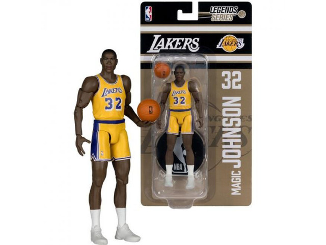 McFarlane's SportsPicks - Legends Series: NBA - Magic Johnson (Los Angeles Lakers) 6' Action Figure - 10558