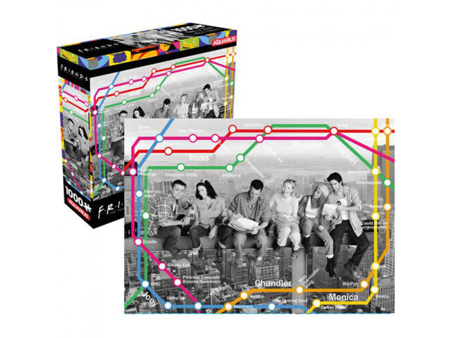 Friends 1000 Piece Jigsaw Puzzle (8x8 Box)